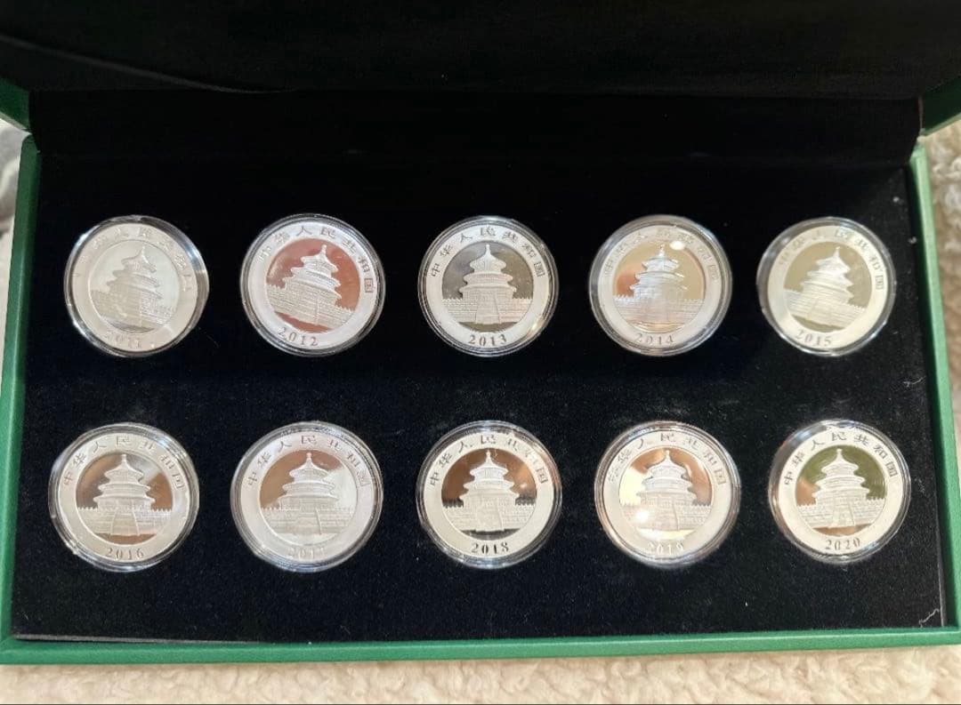 パンダ銀貨2011~2020(新品)