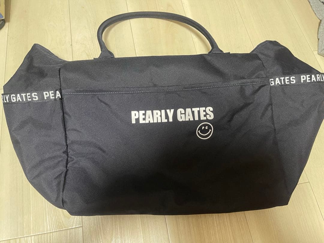 PEARLY GATES 黒 ナイロンバッグ　大容量