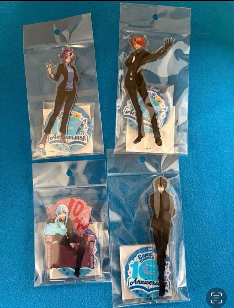 転生したらスライムだった件アクリルスタンド　リムル　シオン　ベニマル　ディアブロ