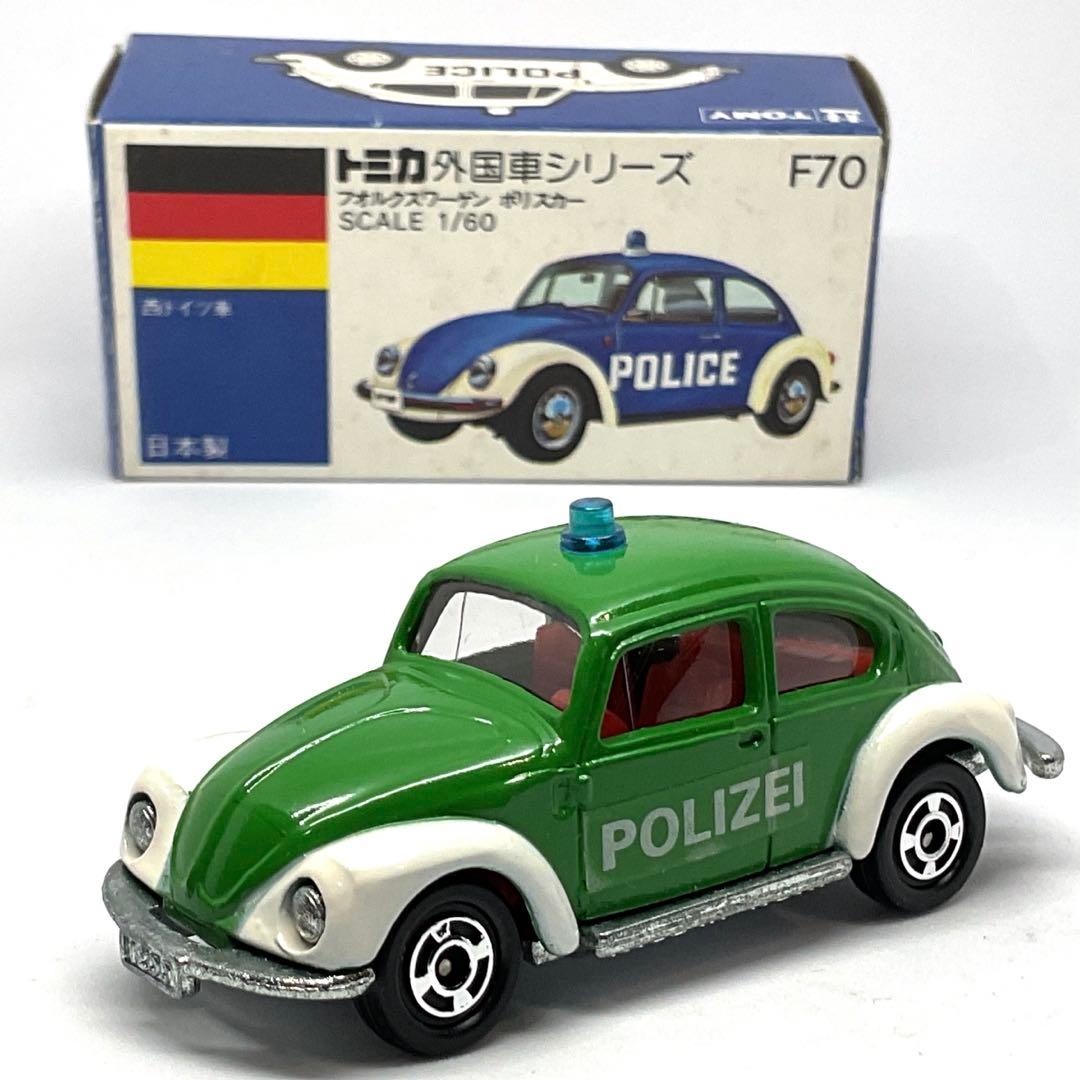 トミカ 青箱　F70 フォルクスワーゲンポリスカー　VWフェア限定絶版当時物レア