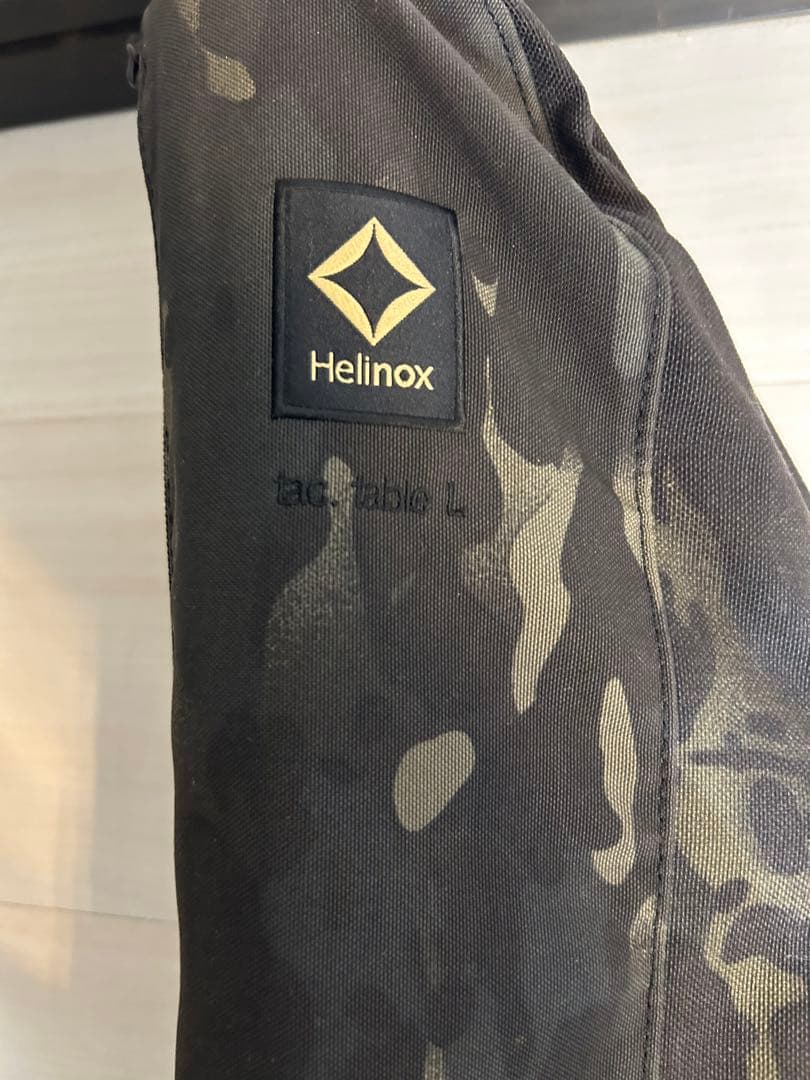 【未使用品】ヘリノックス タクティカルテーブルL ブラックカモ
