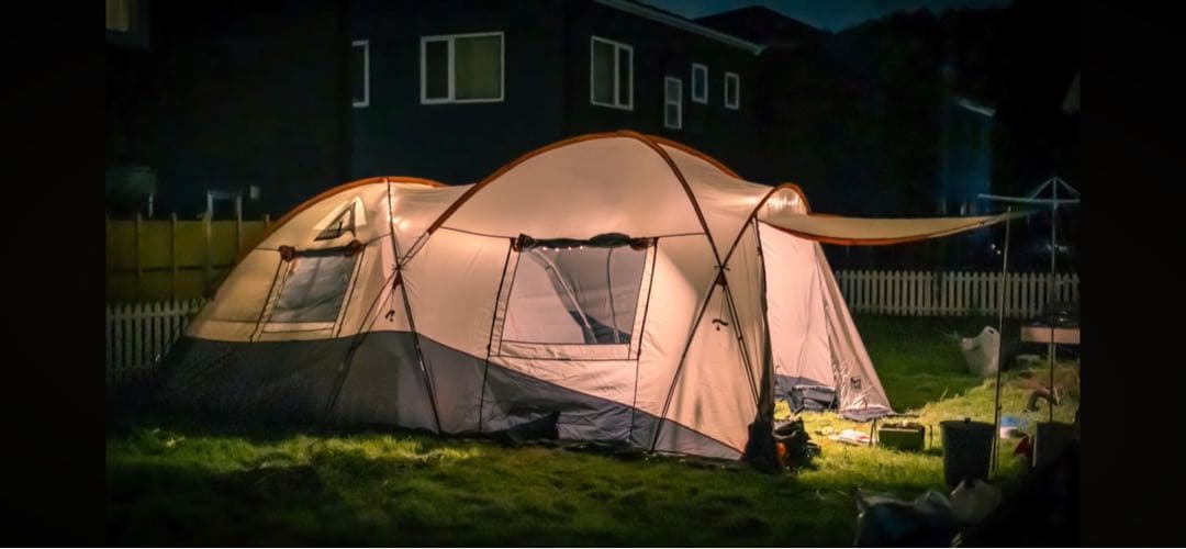 TIMBER ドーム型キャンプテント, ツールームテント 6人用