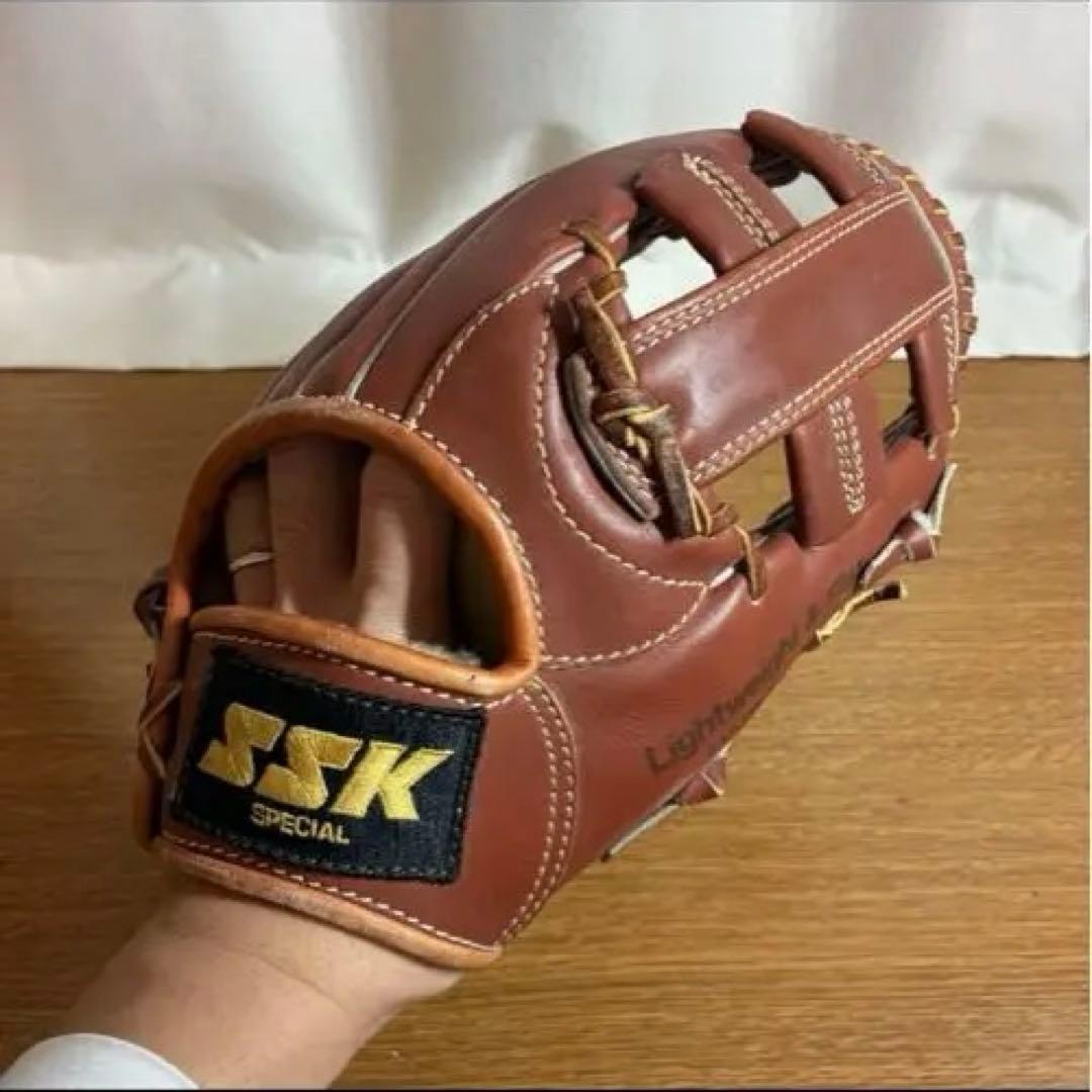 SSK スペシャル 一般軟式 グローブ グラブ 外野用 良品