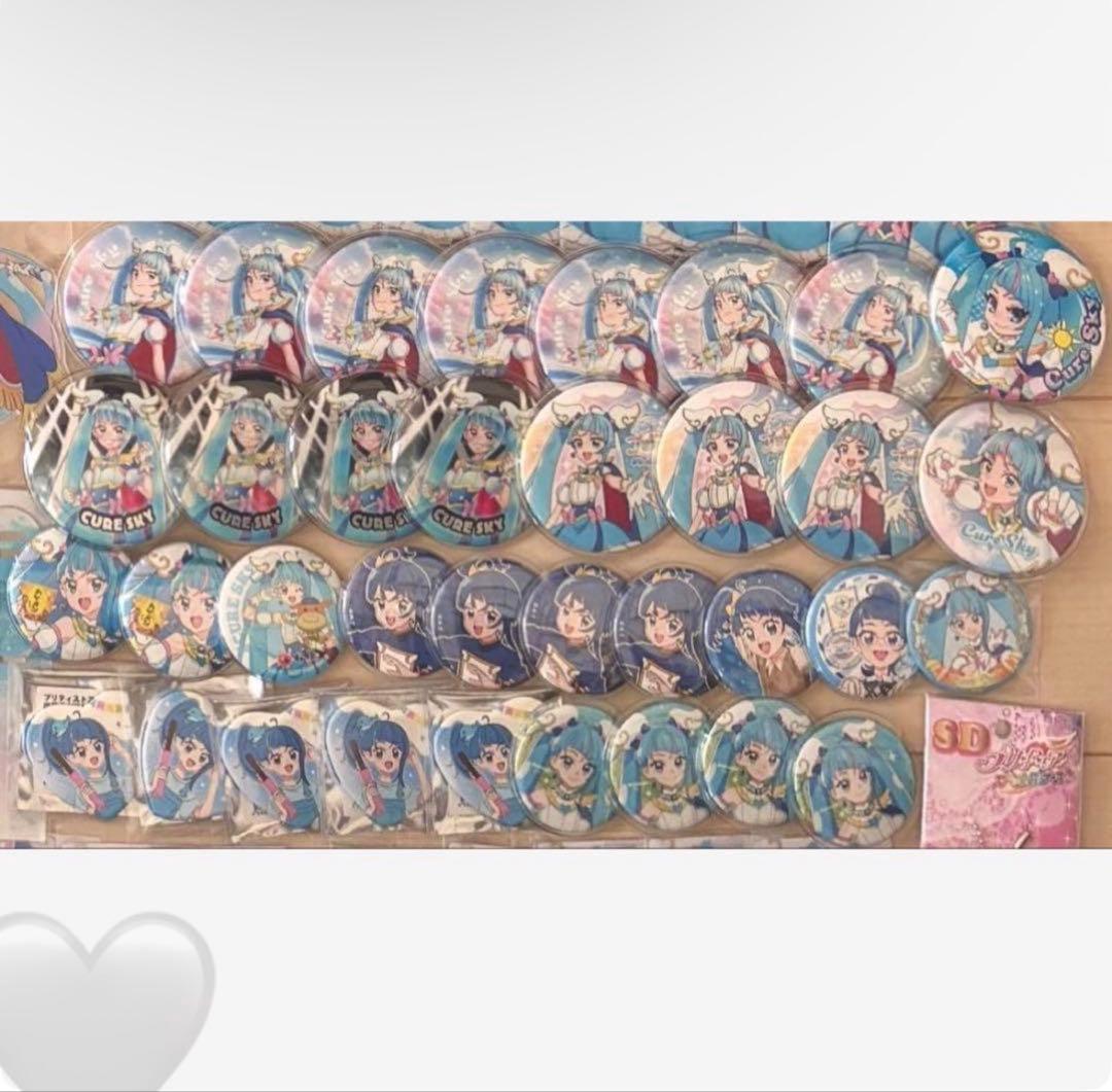 キュアスカイ まとめ売り 缶バッジ ひろがるスカイプリキュア プリキュア