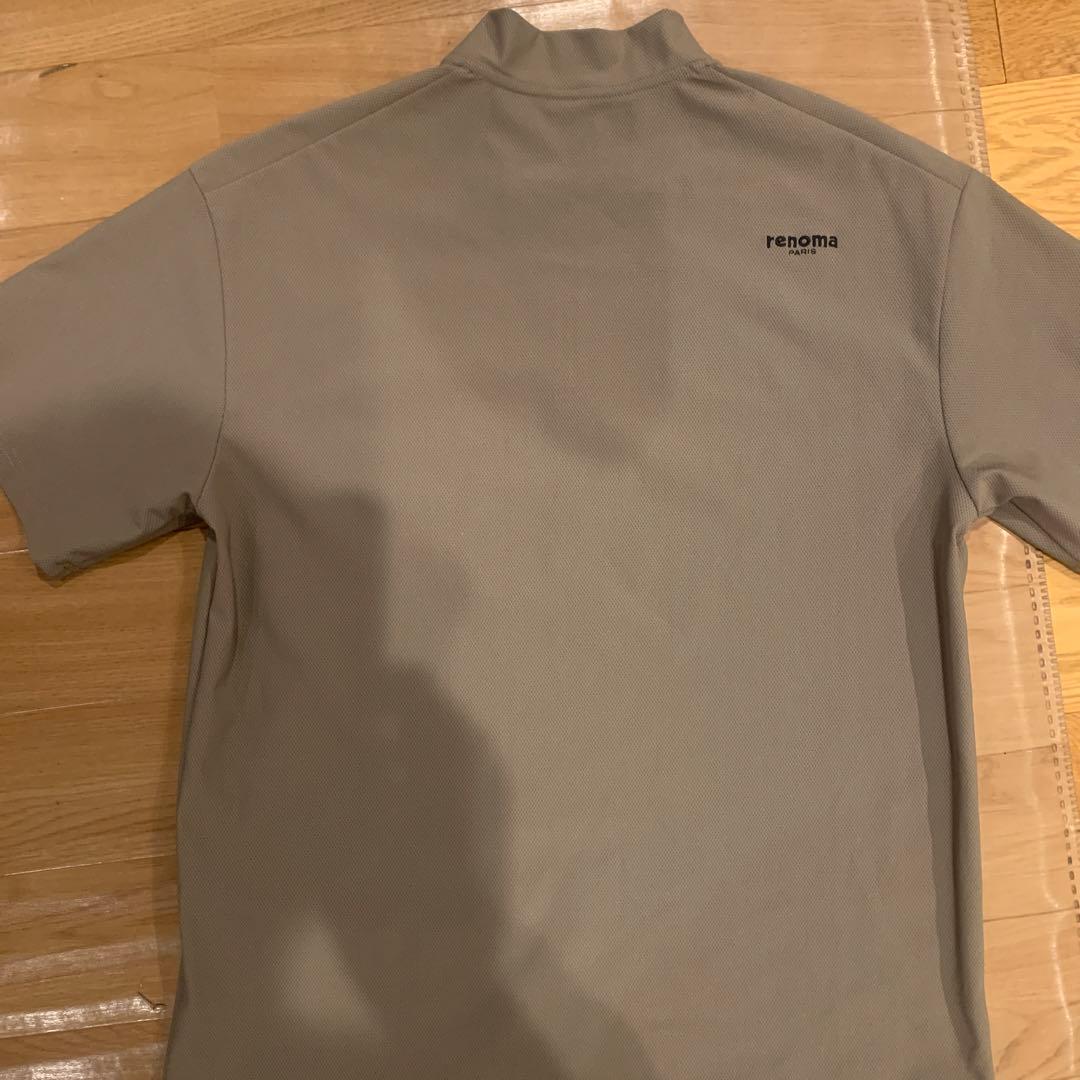 renomaゴルフ ハーフジップシャツ ベージュ