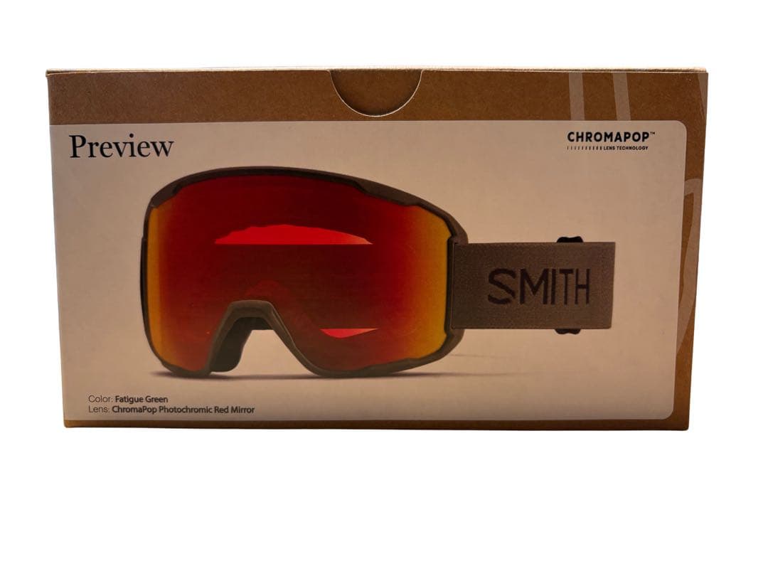 SMITH PREVIEW 新品 スノーゴーグル 調光ミラーレンズ