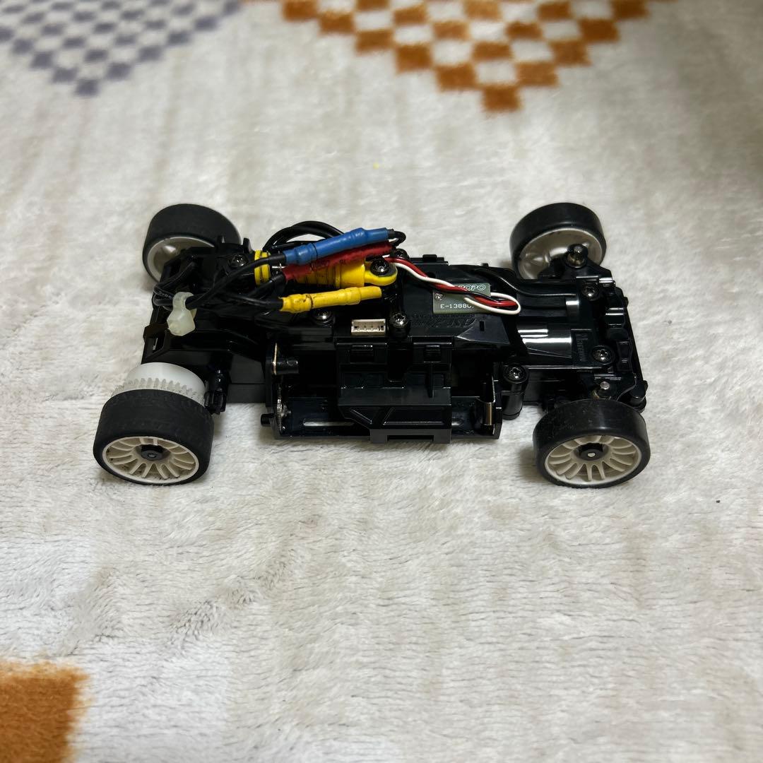 ミニッツ mr-03ve 青モーター ジャイロ オイルダンパー FRP Tバー