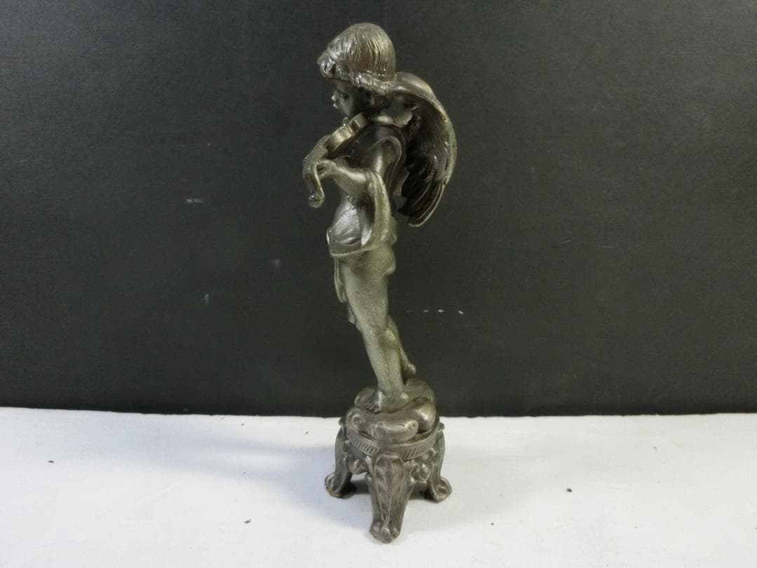 ☆ 天使 バイオリン 立像 エンジェル像 アンティーク 天使像