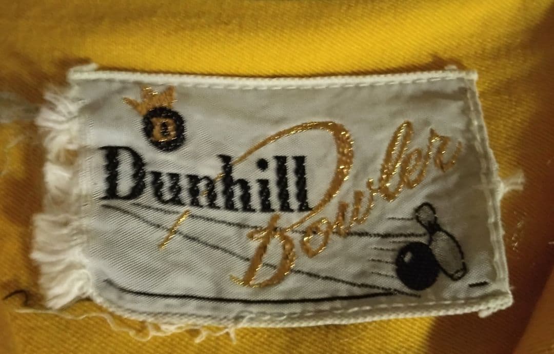 [希少50s] ボーリングシャツ Dunhill チェーンステッチ M相当