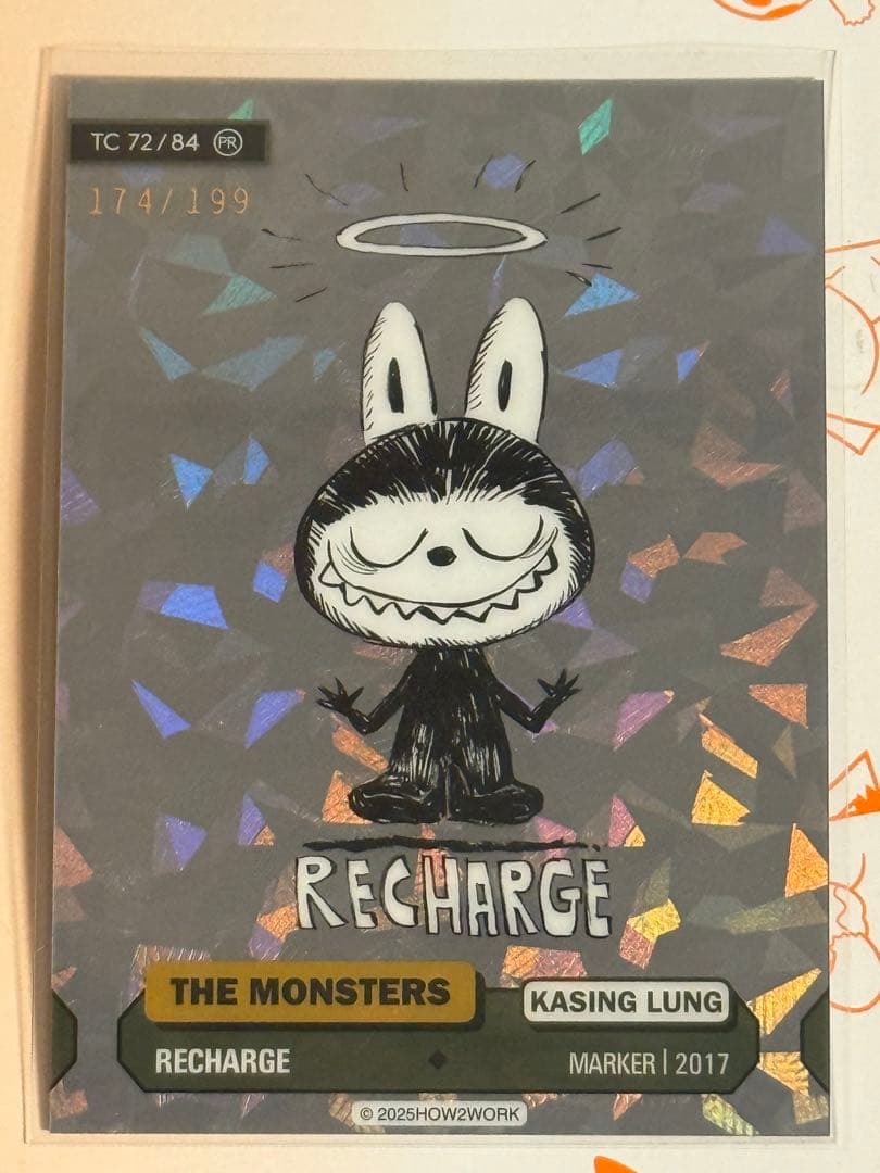 2025 Labubu ラブブ カード トレカ シリアル　RECHARGE