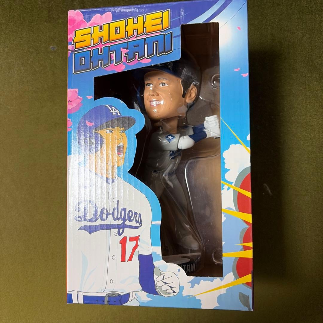 レア品大谷翔平 ボブルヘッドフィギュア球場配布品グレーユニフォーム