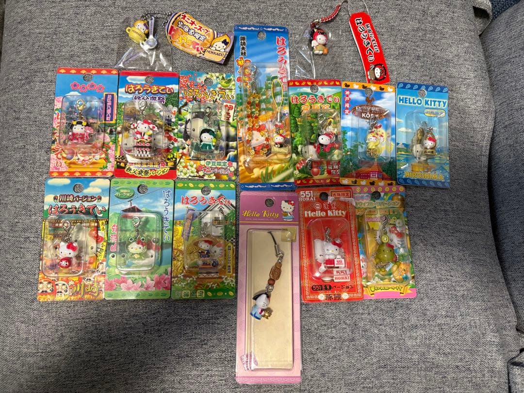 ハローキティ根付ストラップ15種類