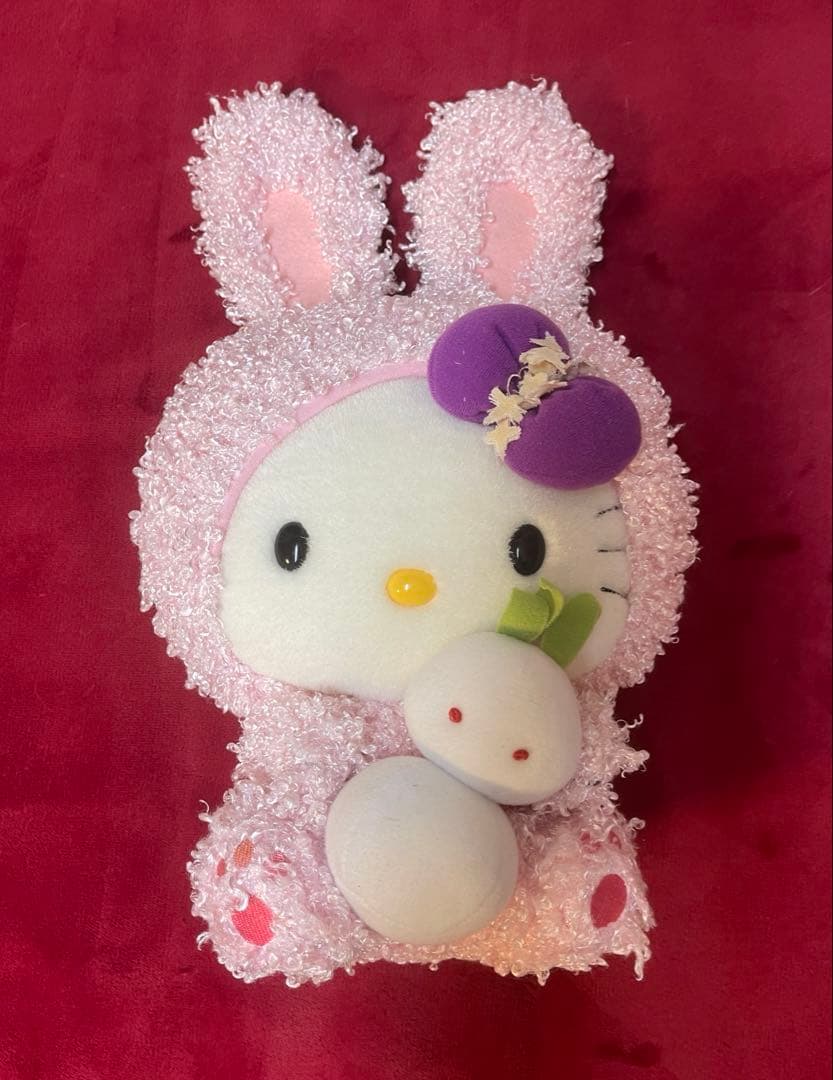 激レア☆ご当地キティ ハローキティ 北海道限定 雪うさぎ 雪だるま ぬいぐるみ
