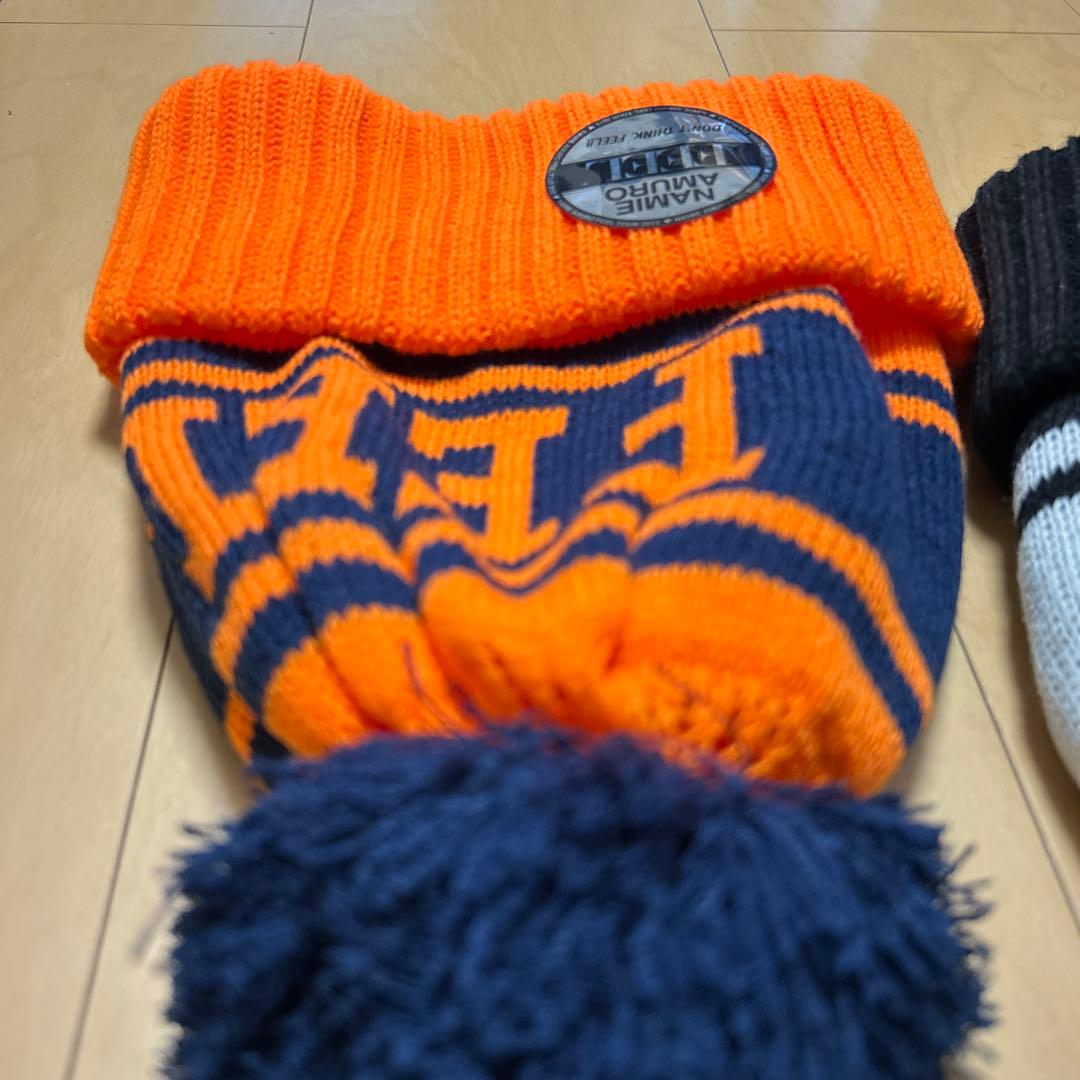 【即購入ok!!】安室奈美恵 FEEL ツアー ニットキャップ2色セット