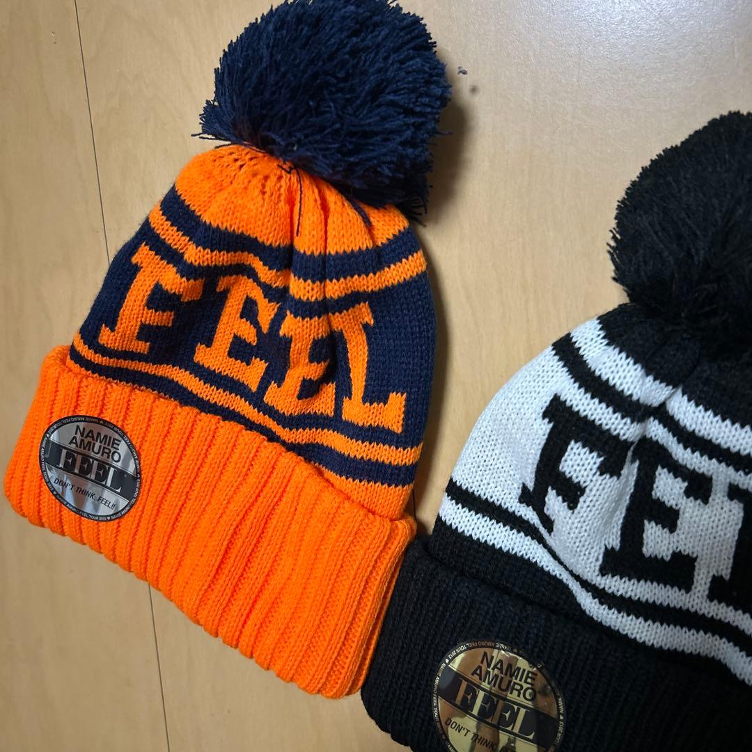 【即購入ok!!】安室奈美恵 FEEL ツアー ニットキャップ2色セット