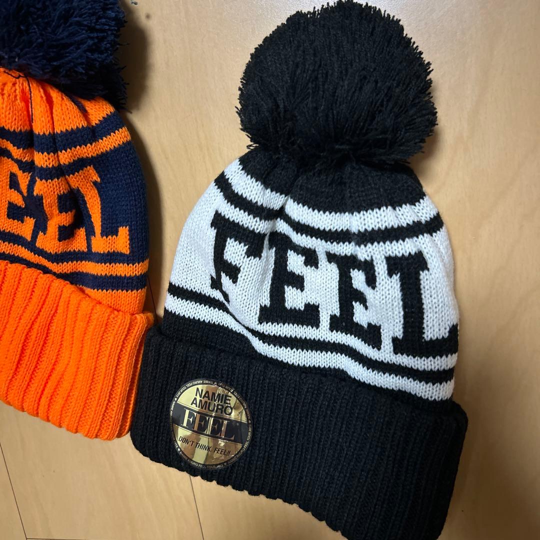 【即購入ok!!】安室奈美恵 FEEL ツアー ニットキャップ2色セット