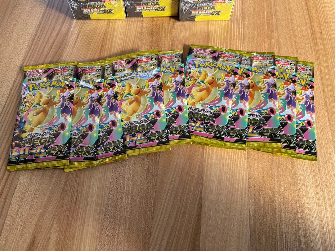 ポケモン MEGA ドリームEX 3Boxシュリンクあり＋バラ10パックセット