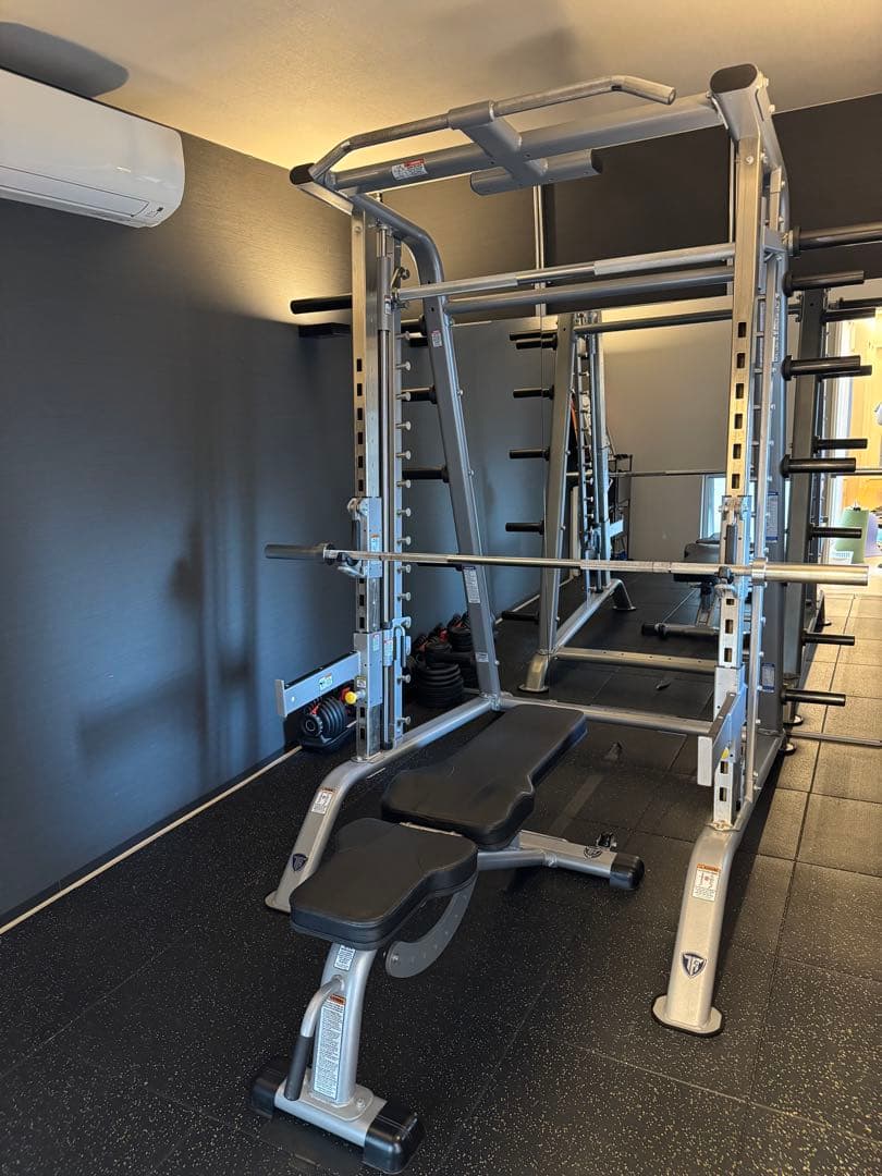 【引取限定/静岡市】タフスタッフ スミスマシン ベンチ BULLバー 豪華セット