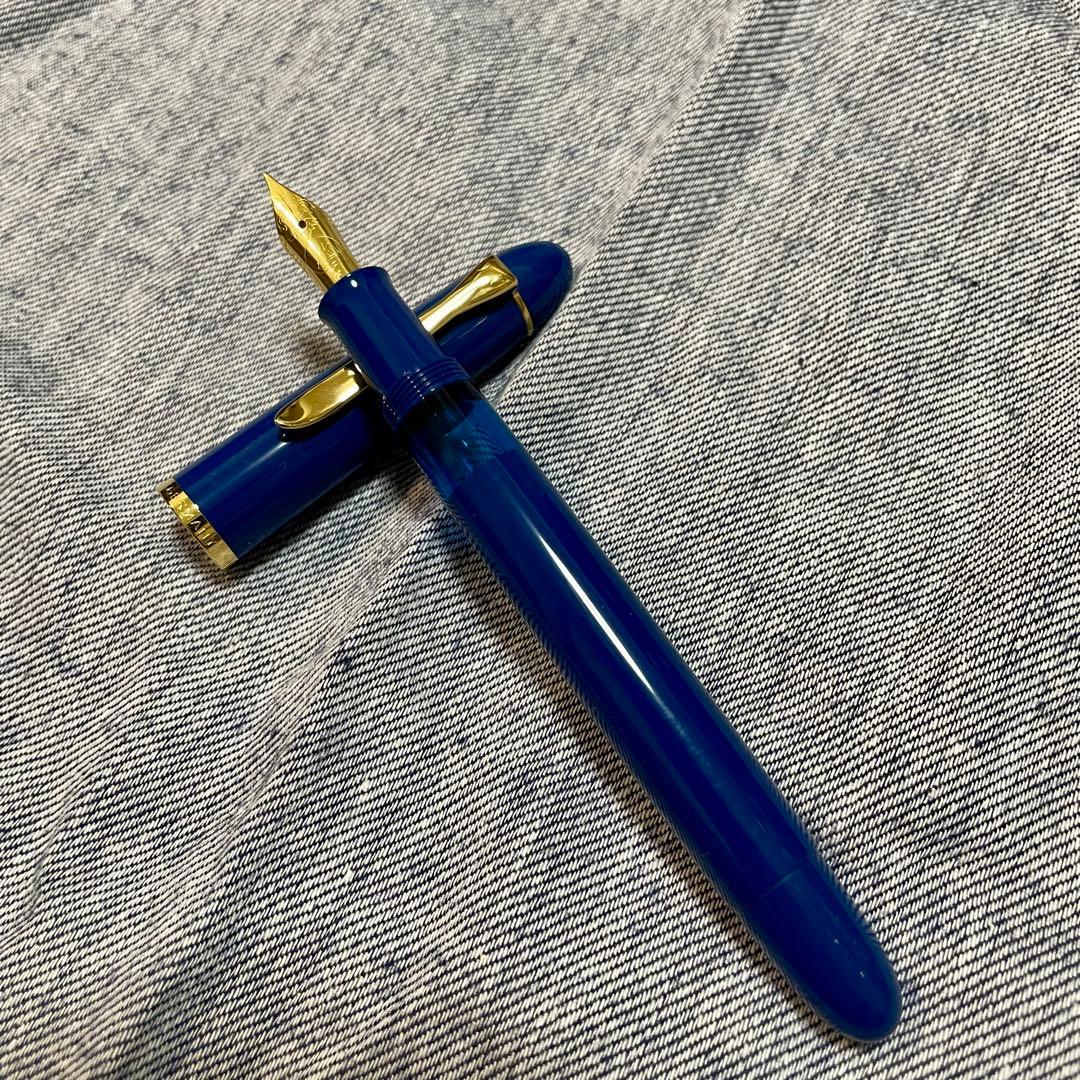 ペリカン　M120アイコニックブルー　万年筆　F細字　未使用　限定品