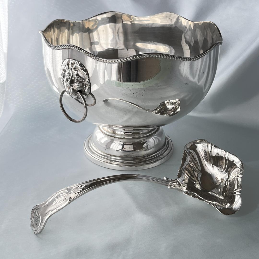 【Arthur Price】ライオンのワインクーラー / パンチボウル レードル