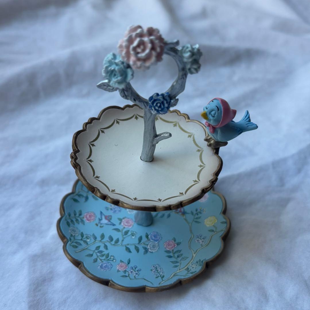 ディズニー　シンデレラ　青い鳥 アクセサリートレイ Dress up トレー