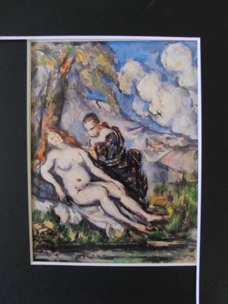 Paul Cezanne、BETHSABEE、画集画、新品額装付