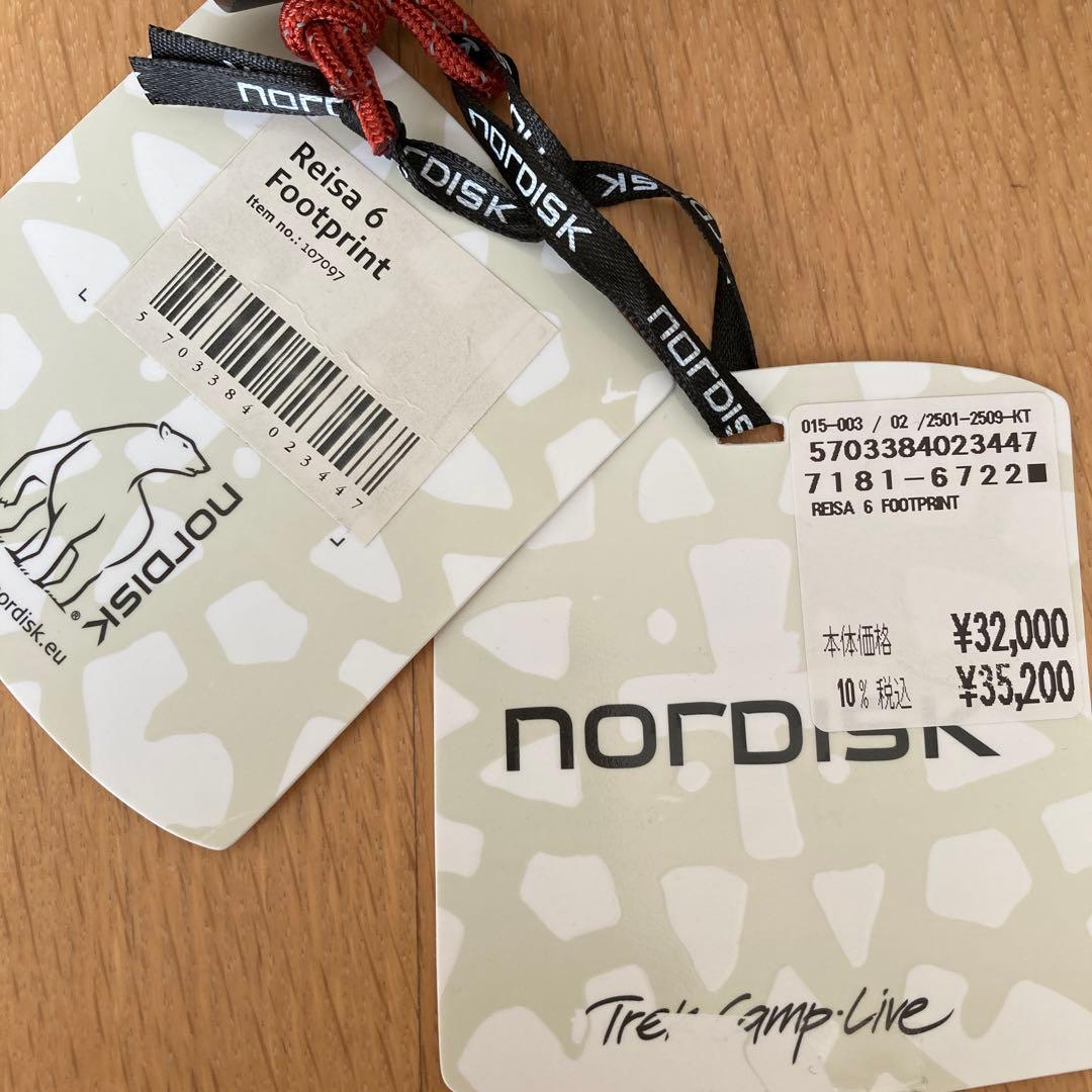 定価35200円 新品 NORDISK ノルディスク レイサ6フットプリント