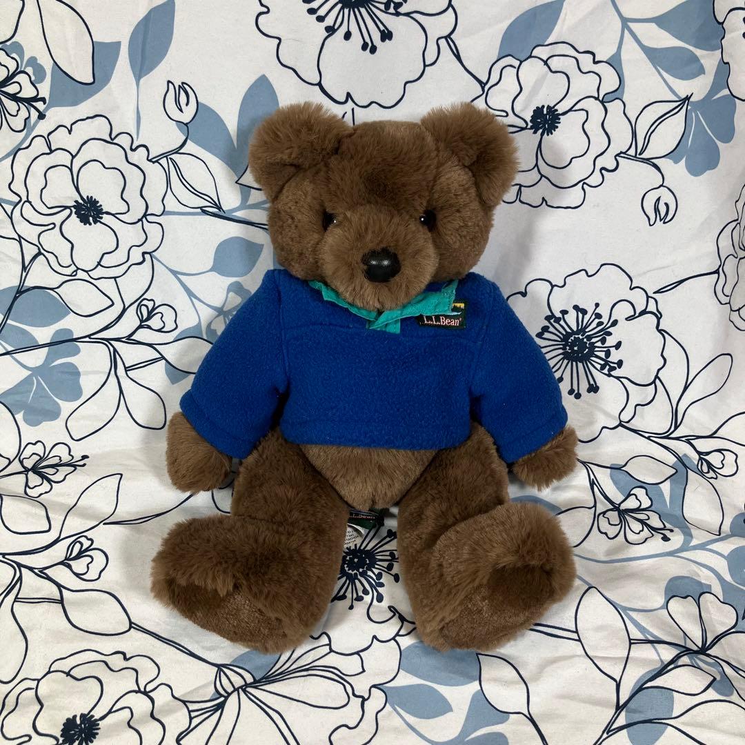L.L.Bean エルエルビーン ぬいぐるみ くま ベア フリース付き