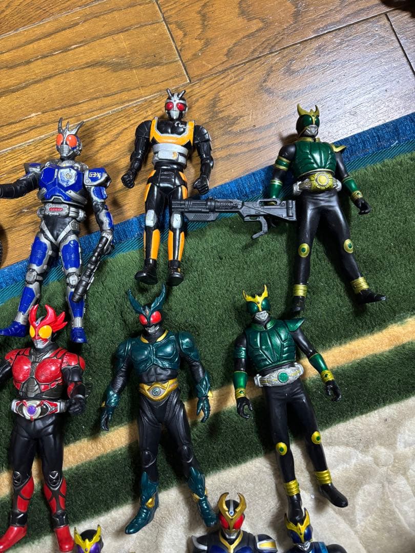仮面ライダー フィギュアセット バイク付き