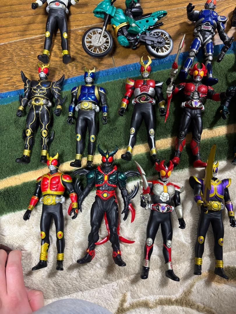 仮面ライダー フィギュアセット バイク付き