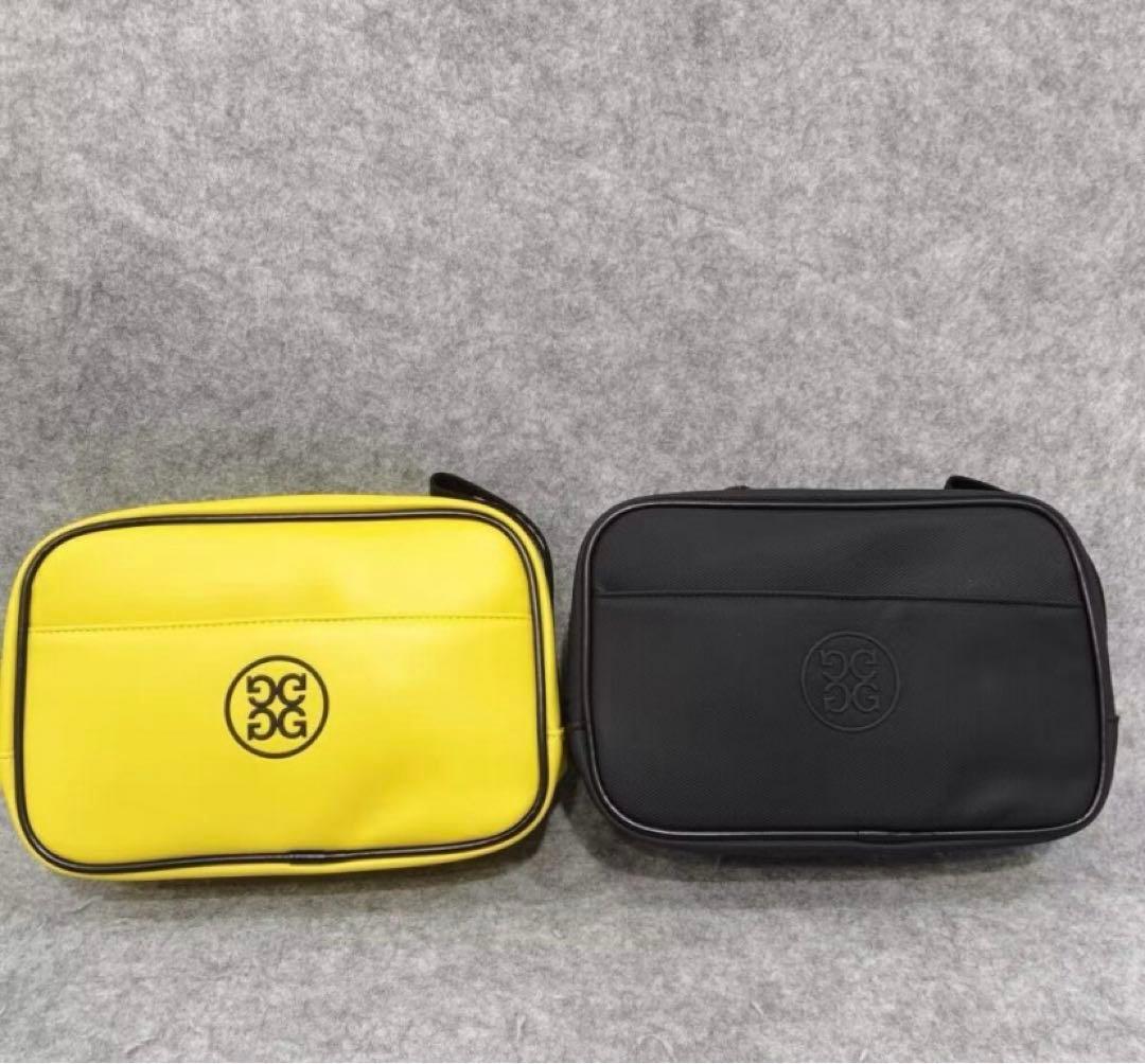 ジーフォア ゴルフ カートバッグ ハンドバック ポーチ イエロー・ブラック