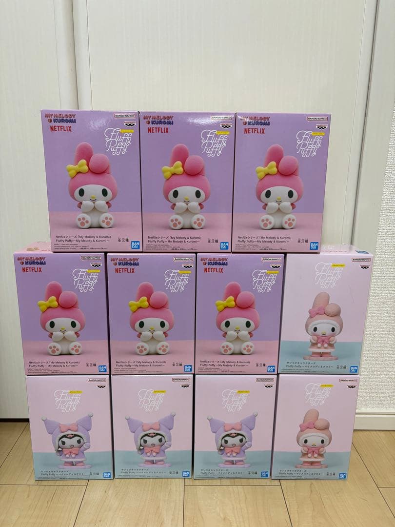 フラッフィーパフィ フィギュア 11体セット クロミ　マイメロ