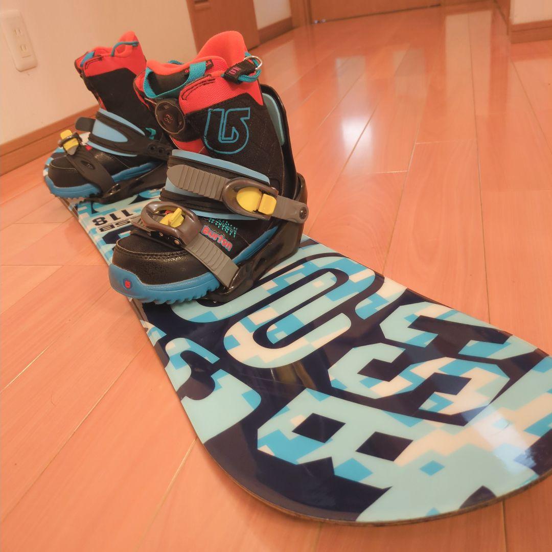 BURTON　BOAブーツ　CSB　キッズスノーボード　ワックス施工済み