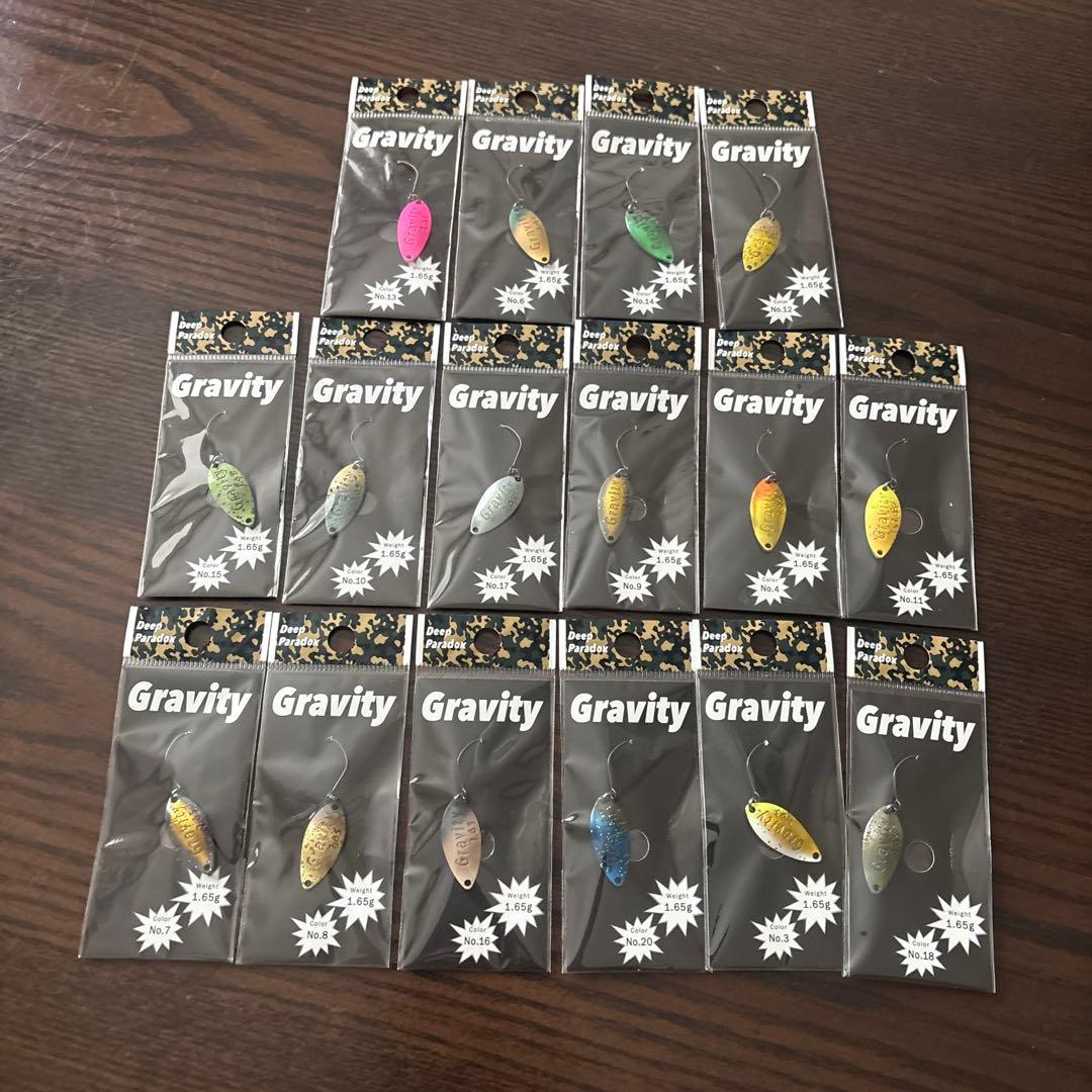 ディープパラドックス グラビティ 1.65g 16枚セット 新品未使用