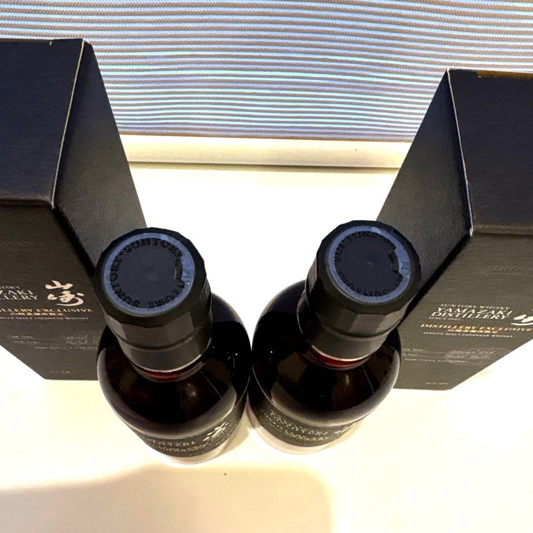 【未開栓】山崎蒸溜所限定シングルモルト　スパニッシュオーク　180ml 2本