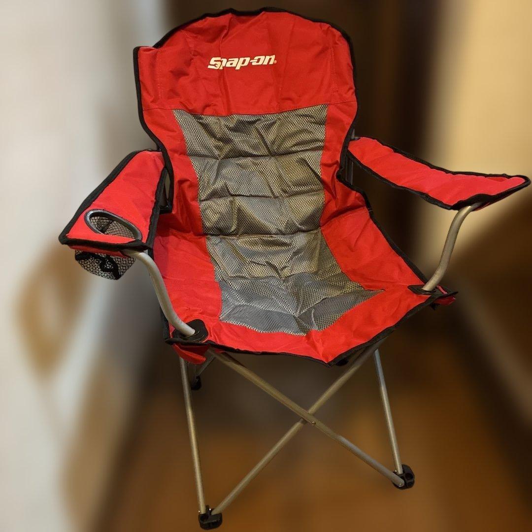 Snap-on アウトドア折りたたみ チェア 赤 NSC11R