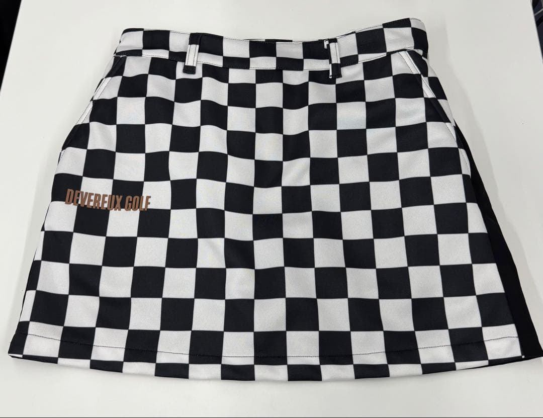【定価23100円】DEVERAUX GOLF チェッカー スカート サイズS