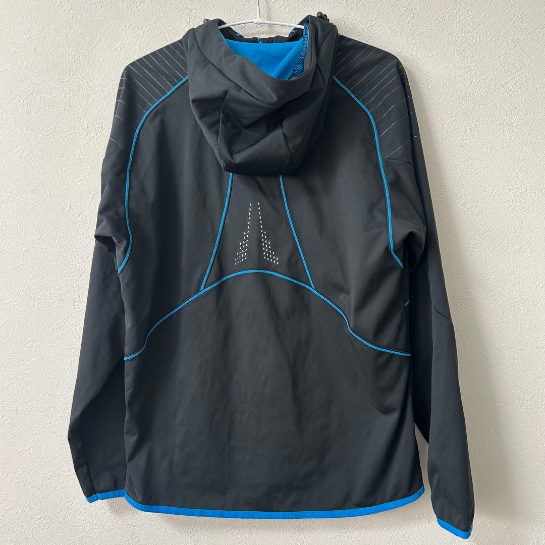 【美品】ミズノ テックシールド ジャケット ウインドブレーカー 上下セット　黒