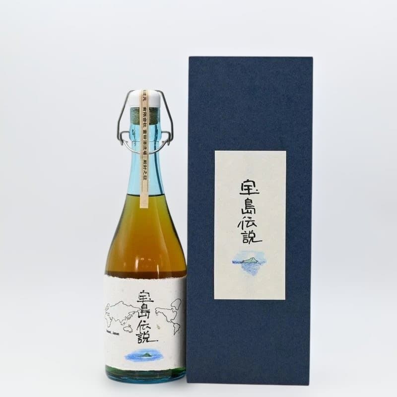 希少酒　龍宮 宝島伝説 樫樽貯蔵　黒糖焼酎720ml【箱入り】
