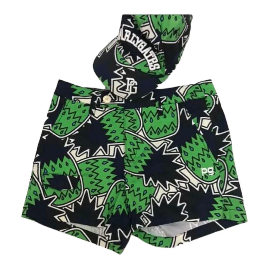 パーリーゲイツショートパンツ、キャップセット