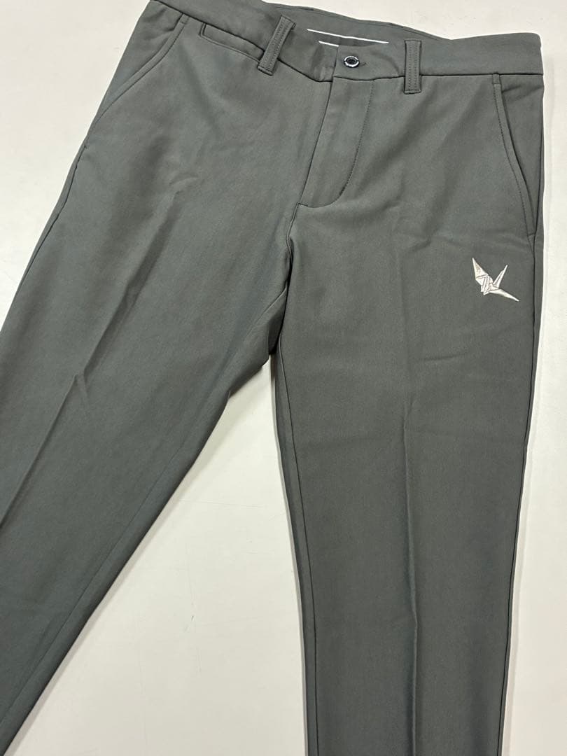 ウノピュウ LOGO PANTS SLIM グレー メンズM