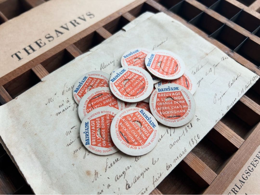 海外 vintage ミルクキャップ 10枚セット