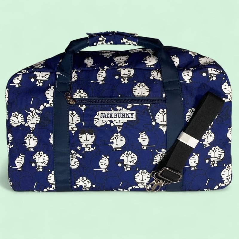 JACK BUNNY ジャックバニー×ドラえもん ボストンバッグ ブルー