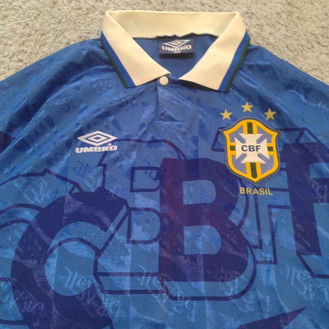 【希少】UMBRO　ブラジル代表　エムブレム　91/93 ユニフォーム　アウェイ