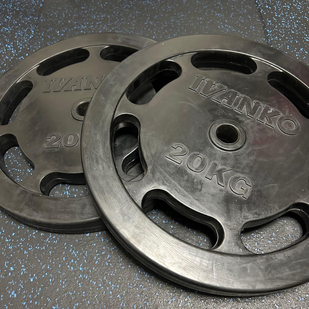 IVANKO イヴァンコ 径28mm ラバープレート 20kg① アイロテック