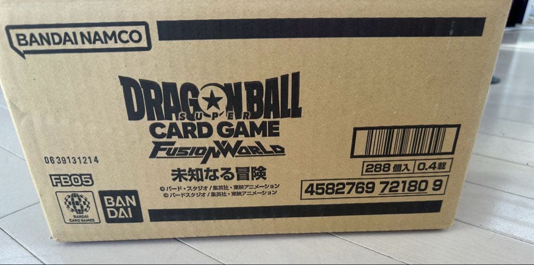 新品 ドラゴンボール フュージョンワールド 未知なる冒険 1カートン