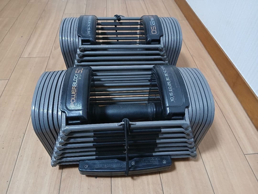 ① POWER BLOCK SP50パワーブロック ダンベル　23kg × 1個