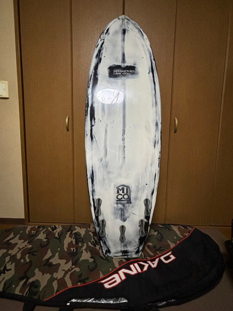 ジャスティス　サーフボード　小波　MICO 手渡し　静岡　西部　ケース付き