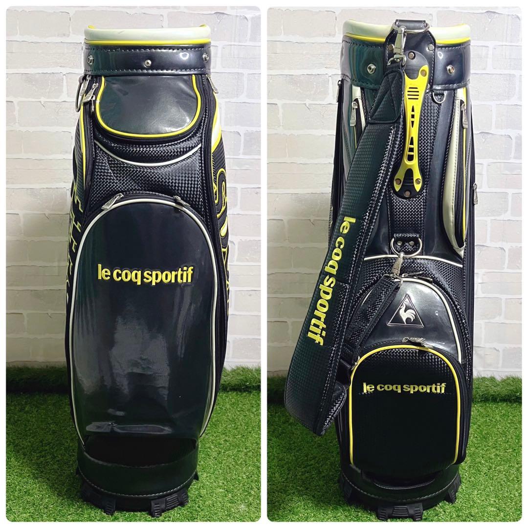 美品 le coq sportif キャディバッグ 9.5型 メンズ レディース