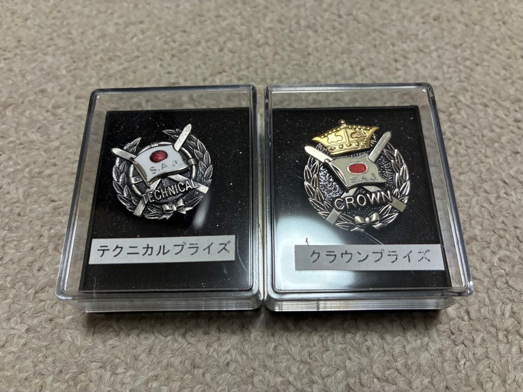 基礎スキー　テクニカルプライズバッジ、クラウンプライズバッジ